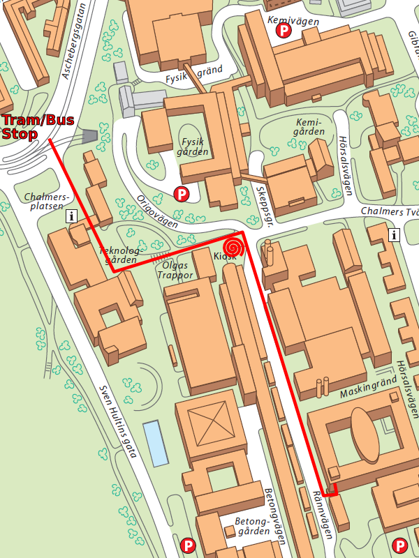 Chalmers Campus Map 