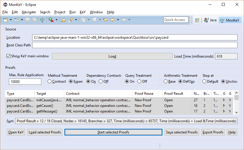 Verify all proof obligations of a project