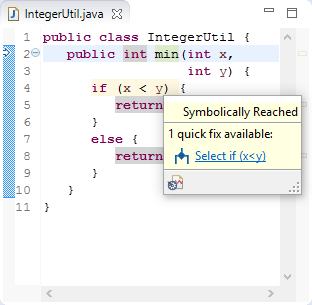 Debug any method or any statement(s) symbolically