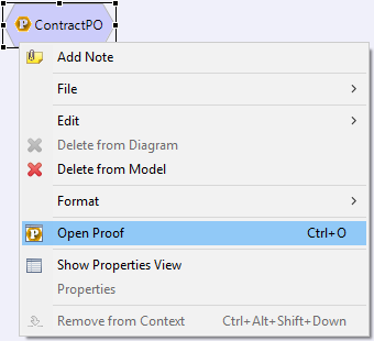 Do proofs with a DbC diagram